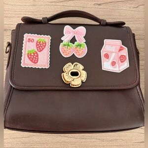 Vintage Coach Court bag Burgundy *needs glow up*